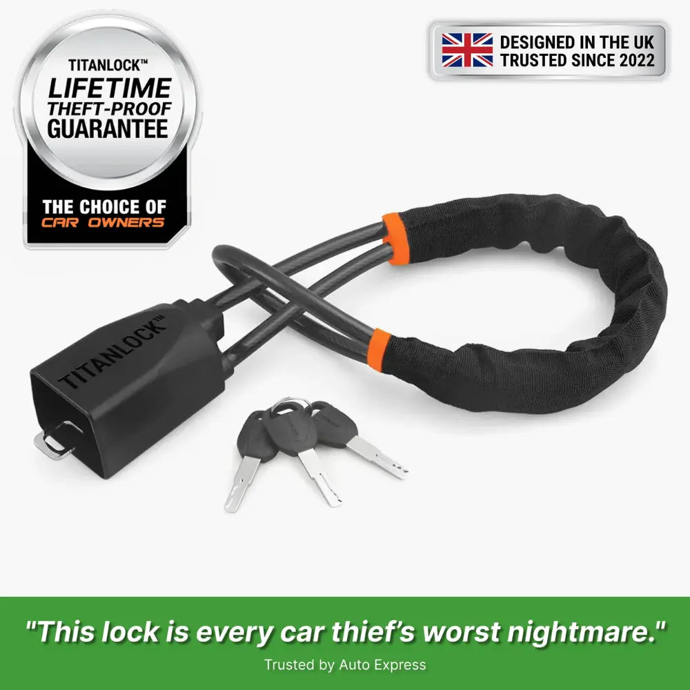 Military-Grade Steering Wheel Lock