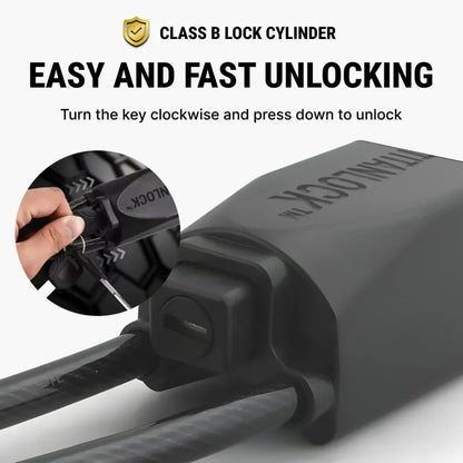 Military-Grade Steering Wheel Lock